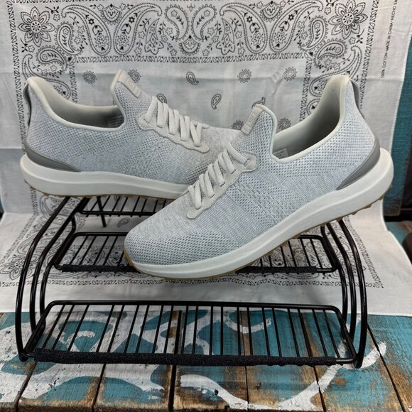 NEW Johnnie-O Knit Range Runner 2.0 Golf/Athletic Shoes Grey Men's SZ 8.5 - Picture 1 of 9